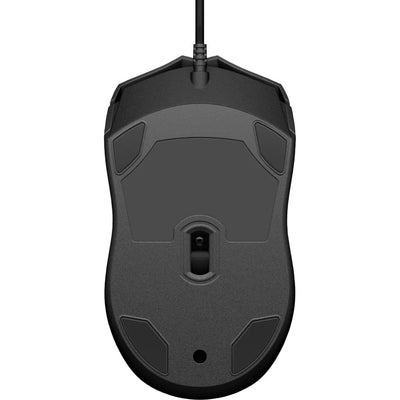 Mouse HP 100 Alambrico Optico 1600 DPI Ambidiestro PC