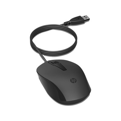 Mouse HP 150 alámbrico negro USBHPItems Digital Spa – Tecnología, Hogar y Fitness en un solo lugar