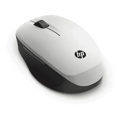 Mouse HP 300 Dual Mode inalámbrico Bluetooth Plateado