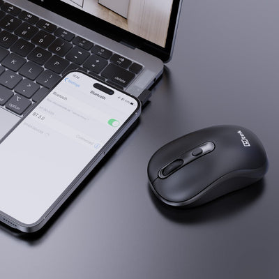 Mouse inalámbrico 2 en 1 Bluetooth + 2.4GHz UT - MOW410