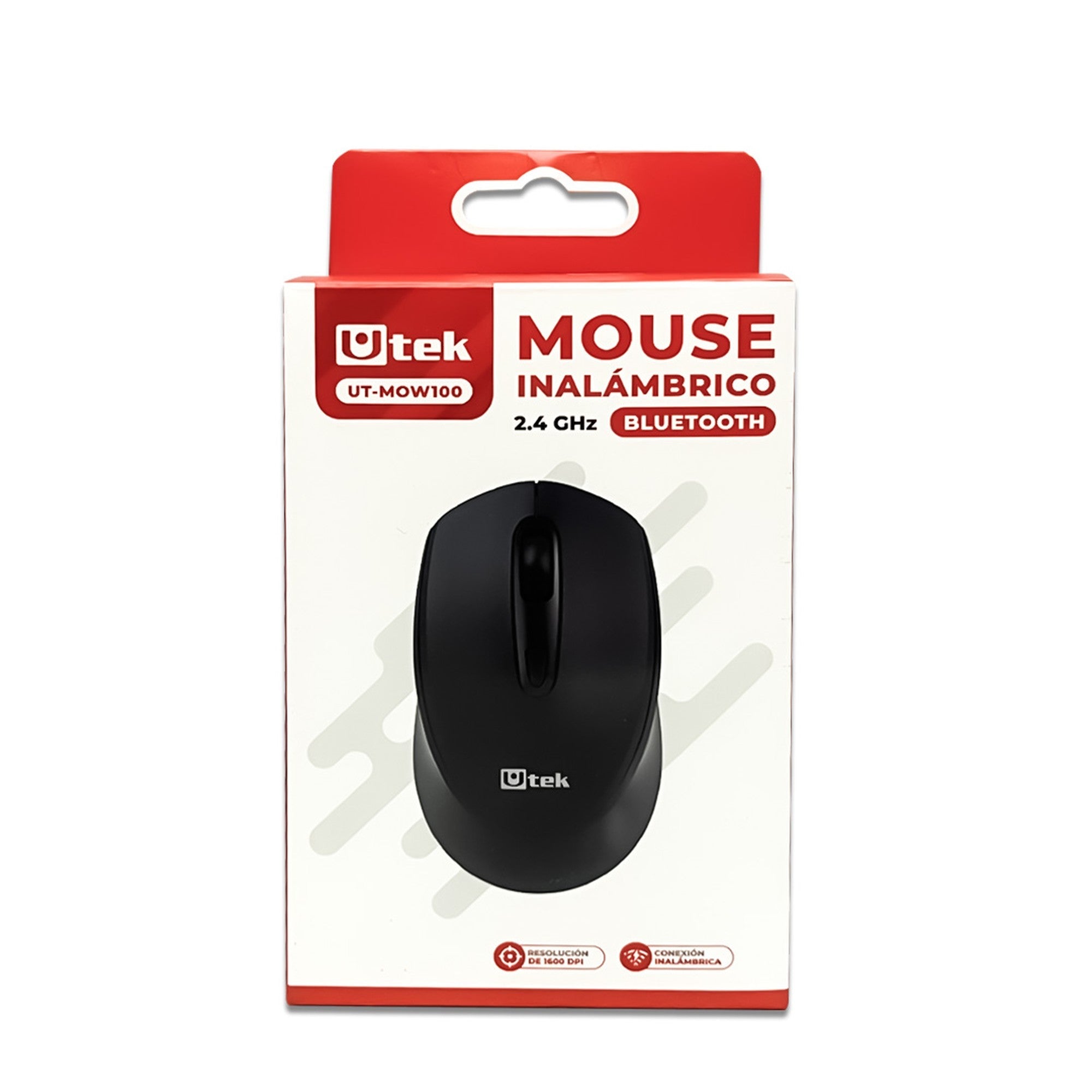 Mouse Inalámbrico Dual Bluetooth y 2,4Ghz Utek UT - MOW100UtekItems Digital Spa – Tecnología, Hogar y Fitness en un solo lugar