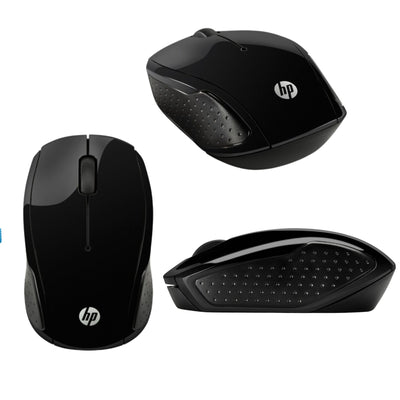 Mouse Inalámbrico HP 200 Negro Usb