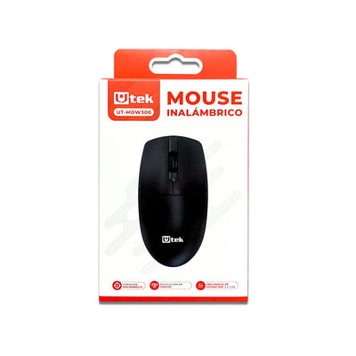 Mouse Inalámbrico Silencioso Utek UT - MOW300 2.4GHz 1600DPIUtekItems Digital Spa – Tecnología, Hogar y Fitness en un solo lugar