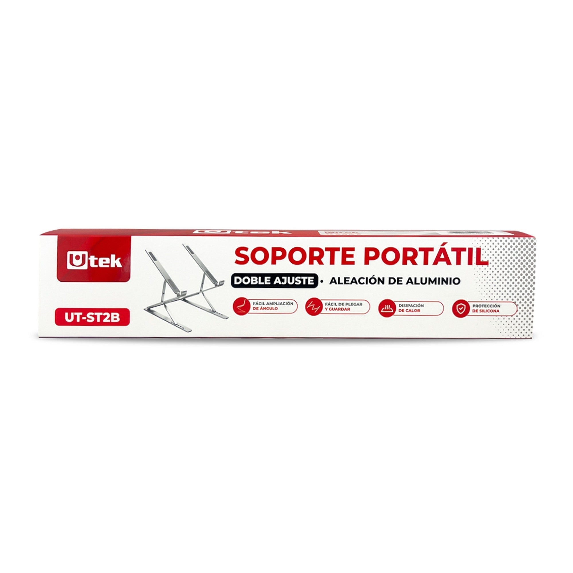 oporte Plegable Notebook UT-ST2B Aluminio De 10 a 17 Pulg