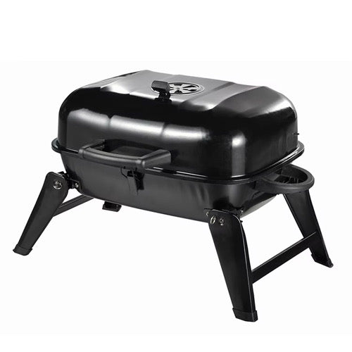 Parrilla Portátil Tipo Maleta Grande BBQ Carbón Camping