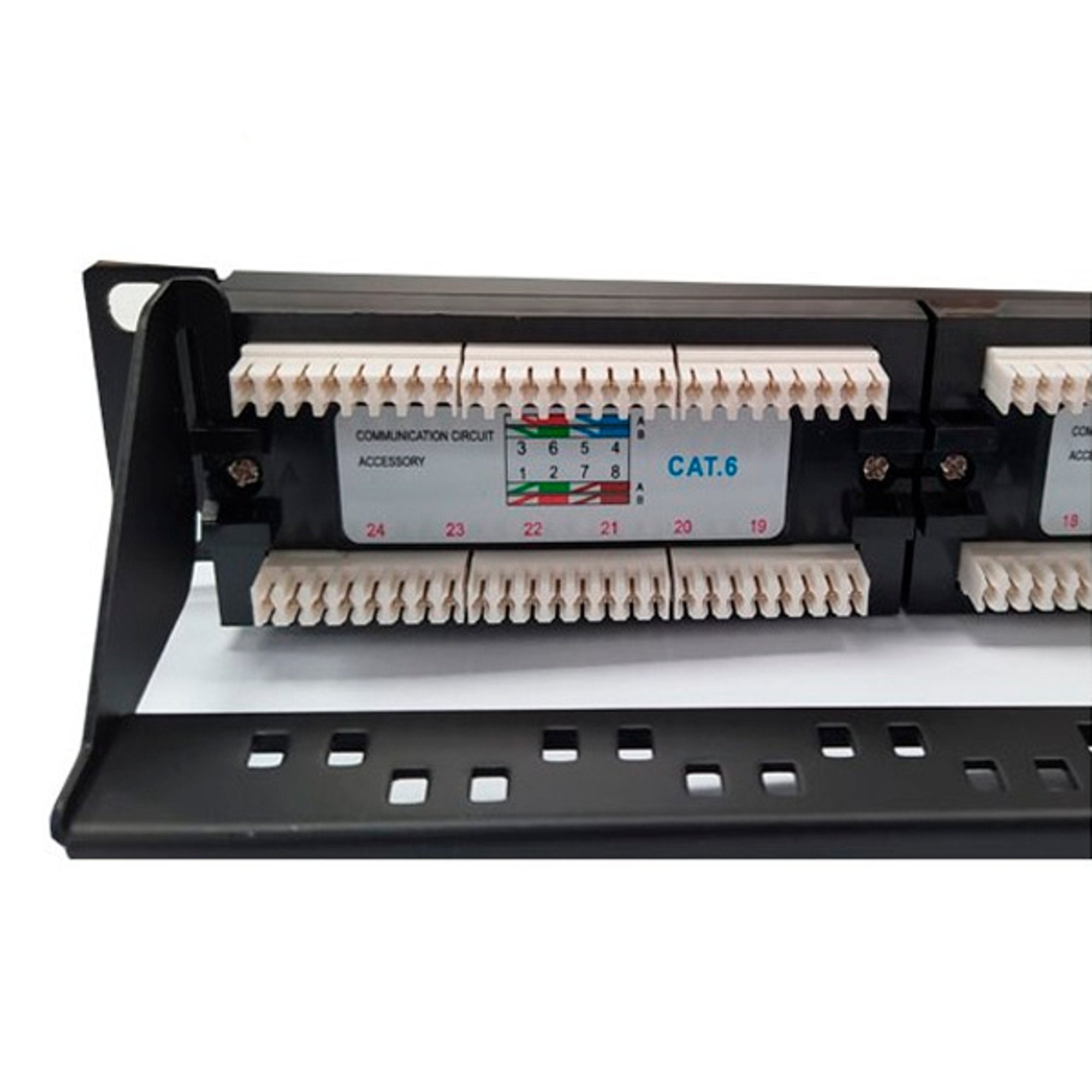 Patch Panel Cat6 24 Puertos