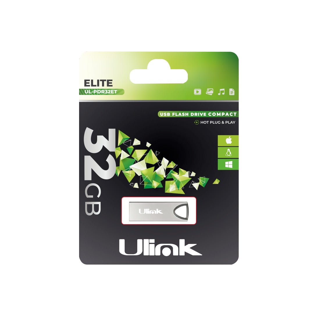 Pendrive 32GB Silver Modelo ELITE UL-PDR32ET USB