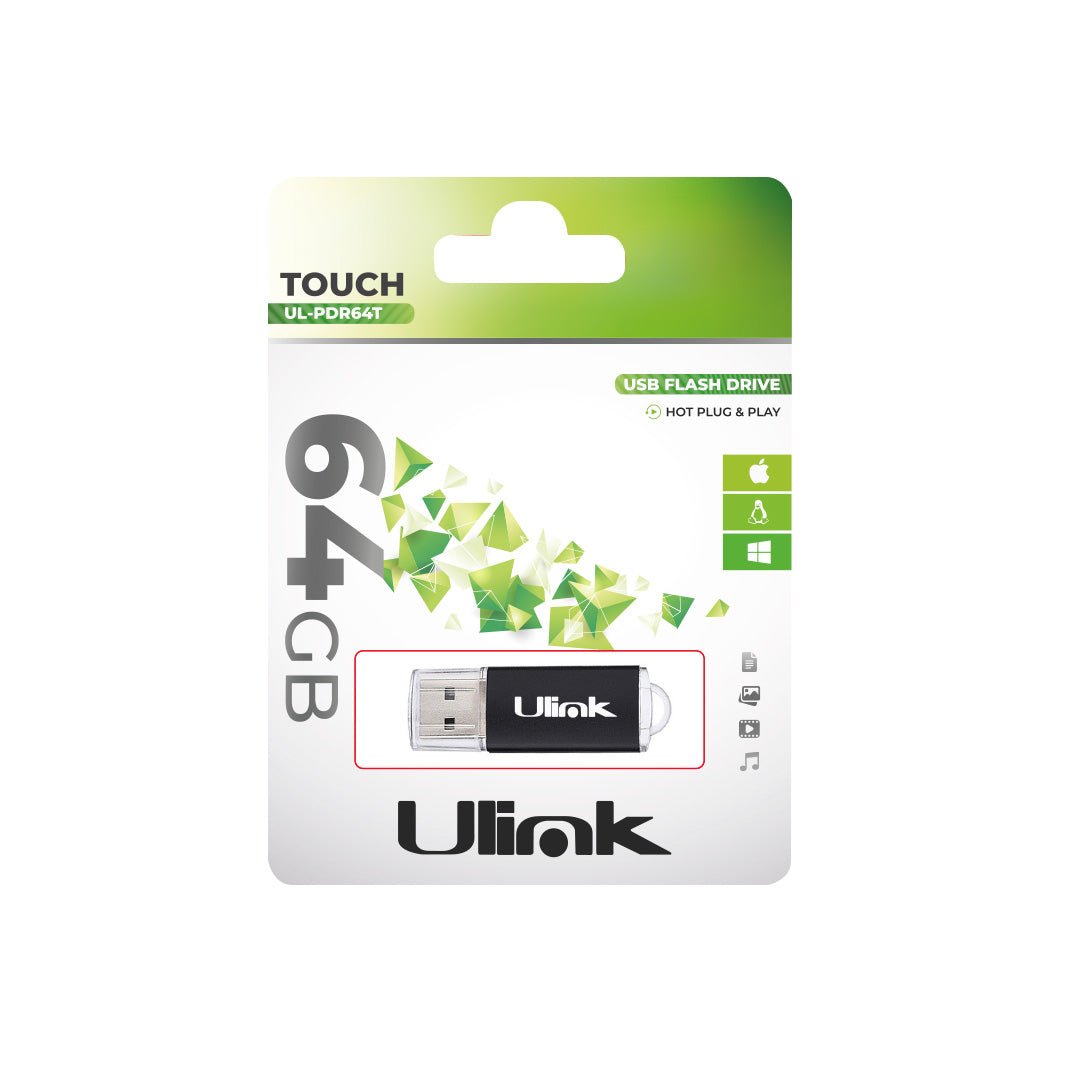 Pendrive 64GB Modelo TOUCH UL-PDR64T USB