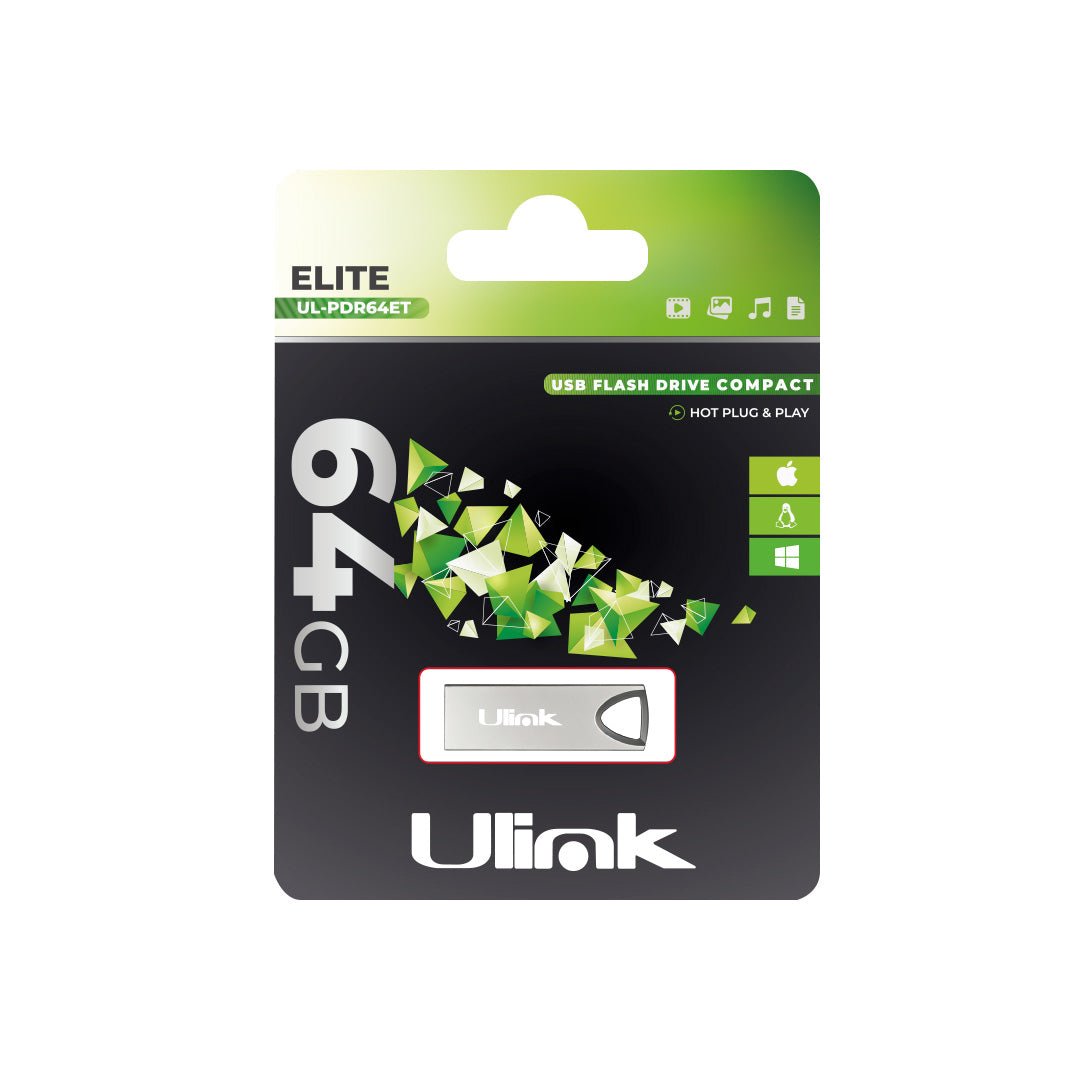 Pendrive 64GB Silver Modelo ELITE UL-PDR64ET USB