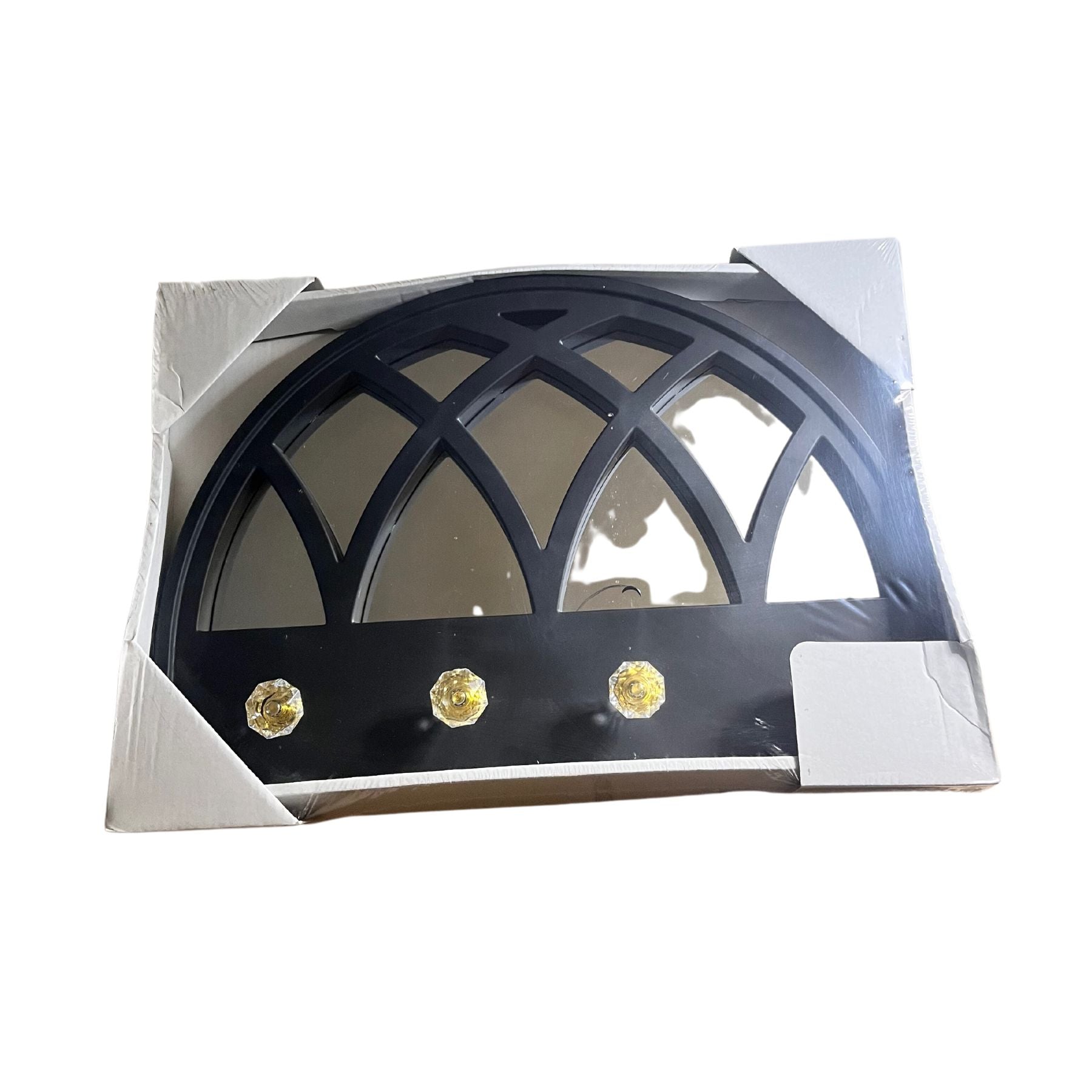 Perchero Colgador Para Llaves Con Espejo NEGRO - quieres darle