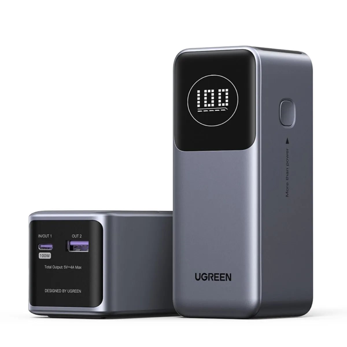 Power Bank UGREEN 12000mAh 100W Nexode Carga Rápida PB724