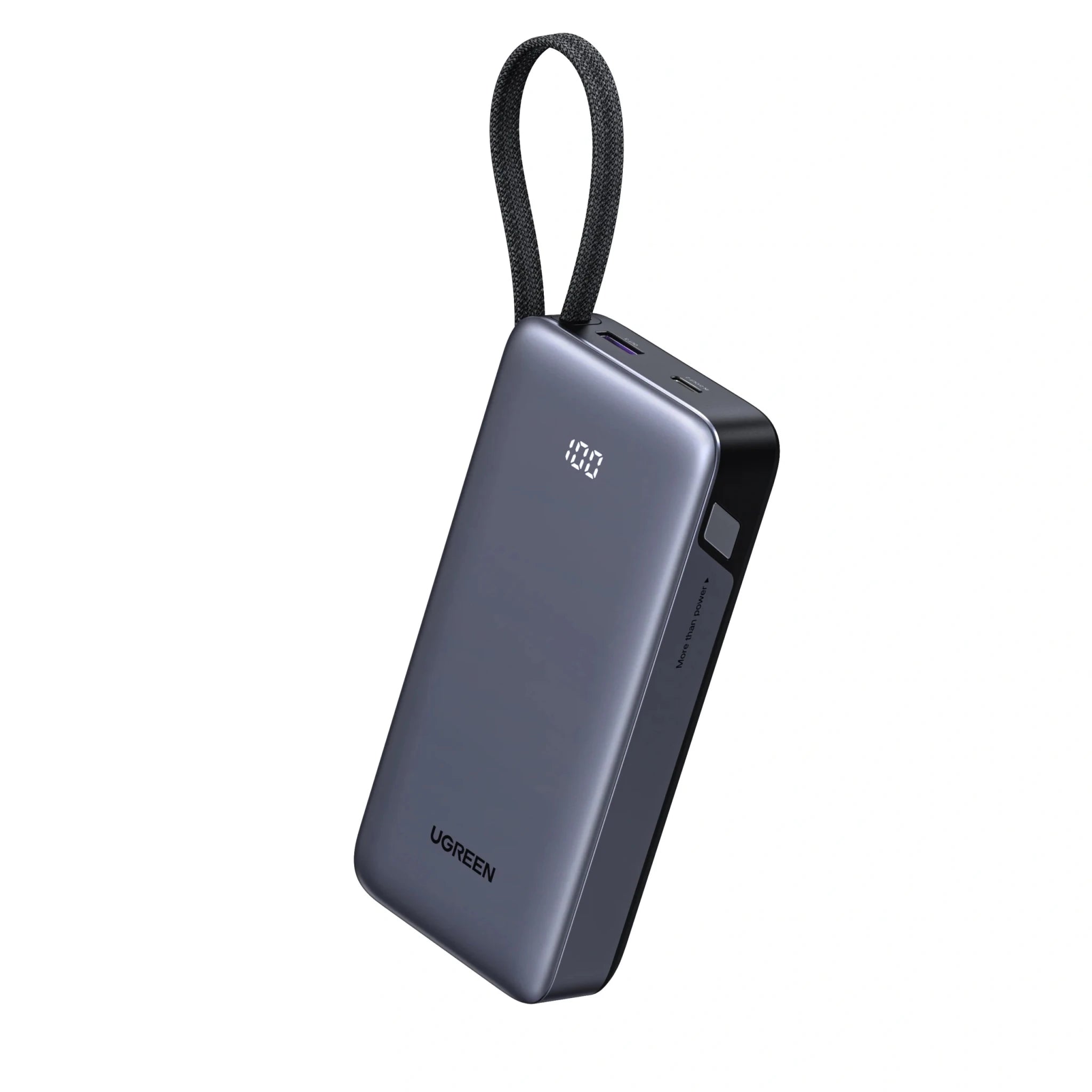 Power Bank UGREEN 20000mAh 45W Cable USB - C Integrado PB536