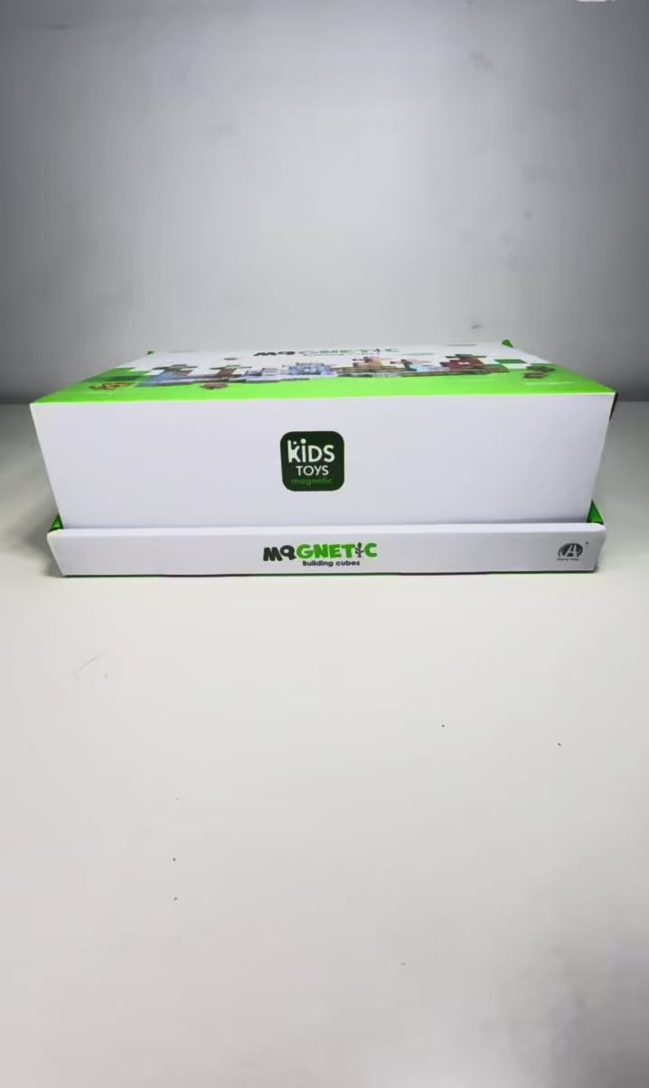 Cargar video: Cubos Magnéticos de Construcción 32 Piezas Pack X12