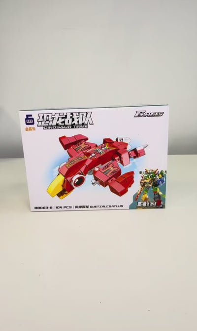 Bloques de Construcción Dinosaurio Transformer 8 en 1