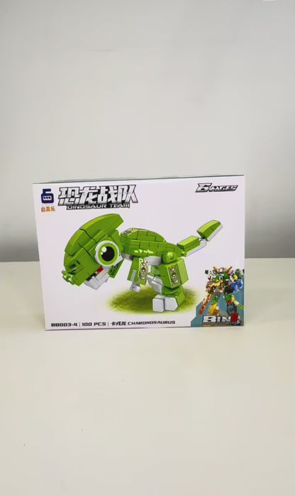 Bloques de Construcción Dinosaurio Transformer 8 en 1