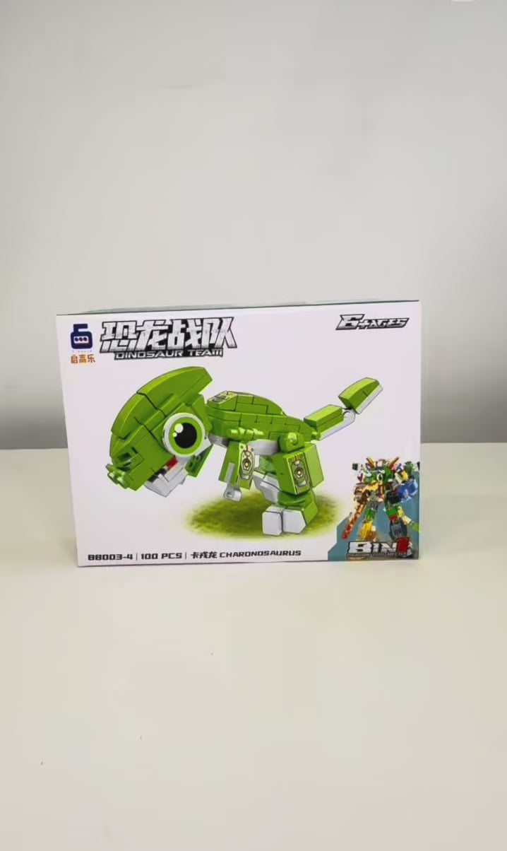 Bloques de Construcción Dinosaurio Transformer 8 en 1