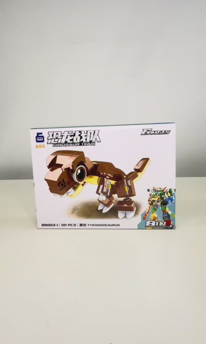 Bloques de Construcción Dinosaurio Transformer 8 en 1
