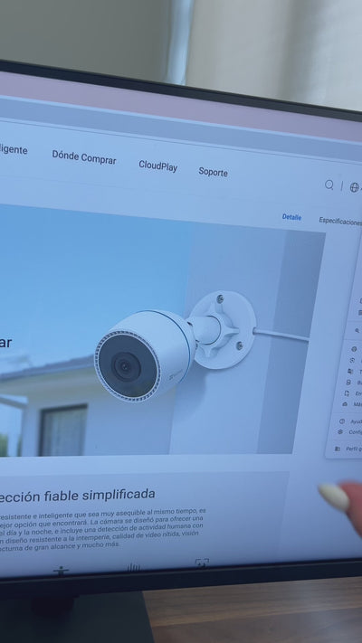 Cámara Exterior EZVIZ H3c Color 1080p IP67 IA Detección