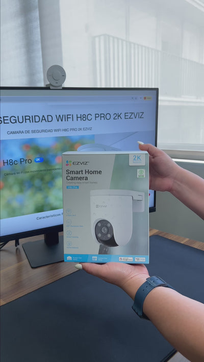Camara Seguridad Exterior Ezviz H8c Pro 2K 4MP WiFi 360