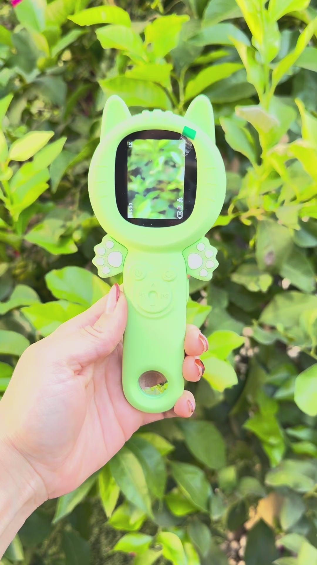 Cargar video: Microscopio Portátil Infantil Juguete Educativo LED Recargable