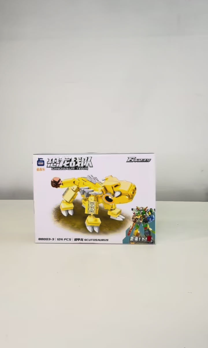 Cargar video: Bloques de Construcción Dinosaurio Transformer 8 en 1
