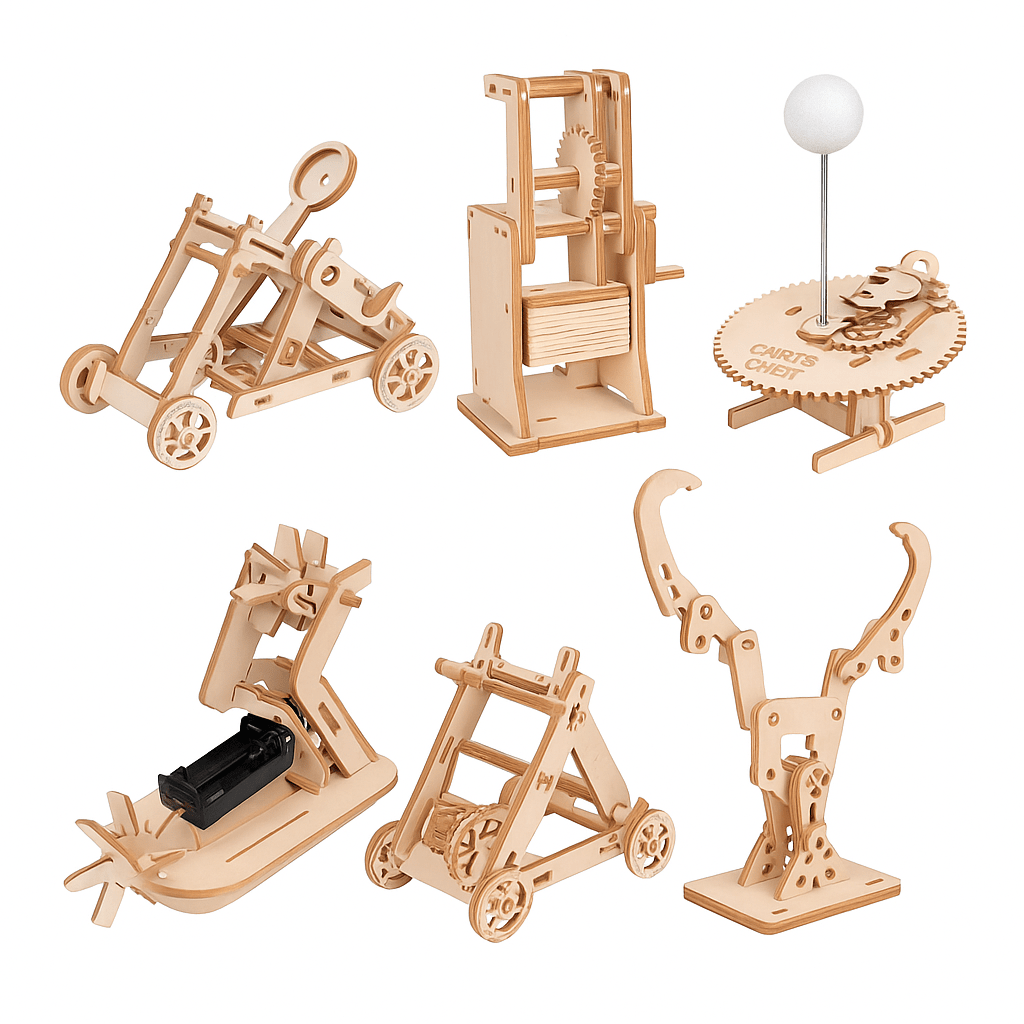 Proyectos de Ciencia STEM Modelos de Madera para Armar