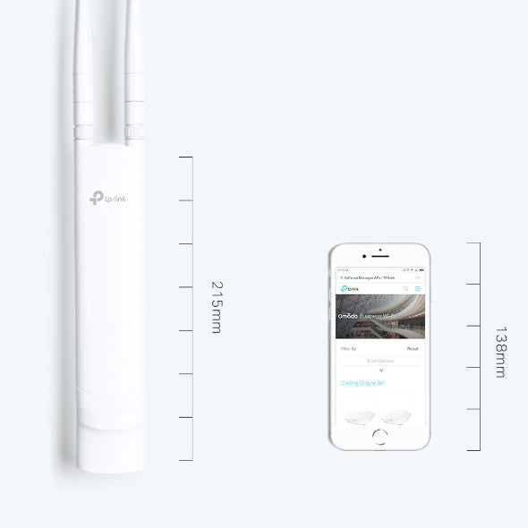 Punto de Acceso TP - Link EAP110 - Outdoor 300 Mbps