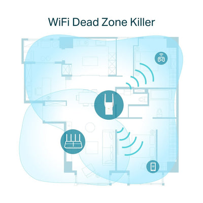 Repetidor WiFi 6 Mesh TP - Link AX1800 RE605X