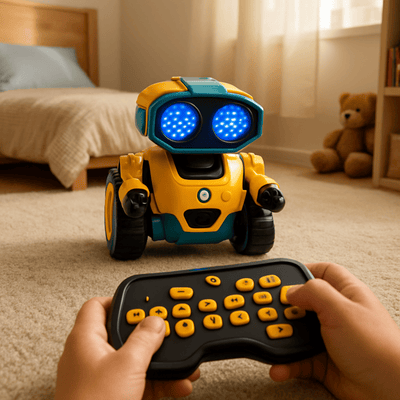 Robot Inteligente Interactivo con Luces y Movimiento