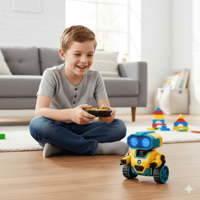 Robot Inteligente Interactivo con Luces y Movimiento