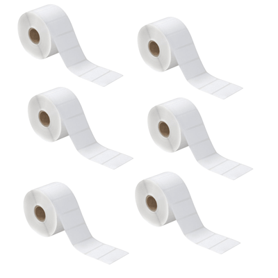 Rollo de Etiqueta Térmica Autoadhesiva 50x30mm 1000u pack X6