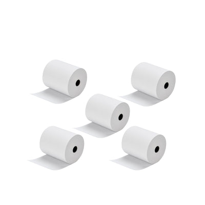 Rollo De Papel Térmico 80x80mm 59grs Pack De 5 Unidades