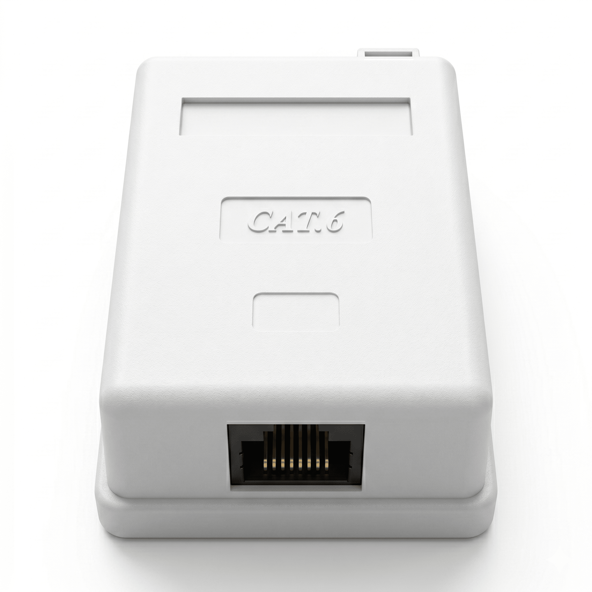 Roseta RJ45 Cat6 con Módulo Ulink Blanco Gigabit Ethernet