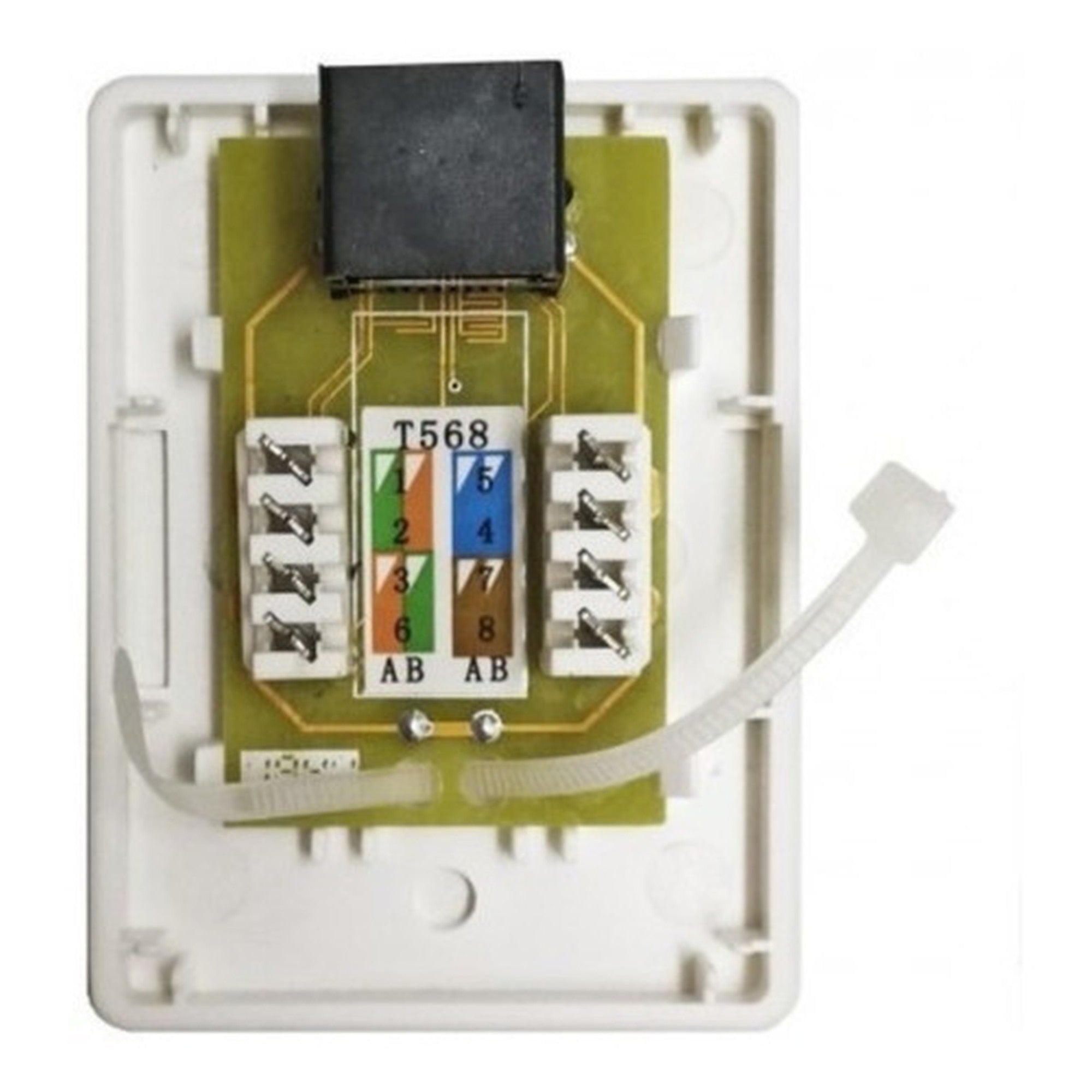 Roseta RJ45 Cat6 con Módulo Ulink Color Blanco