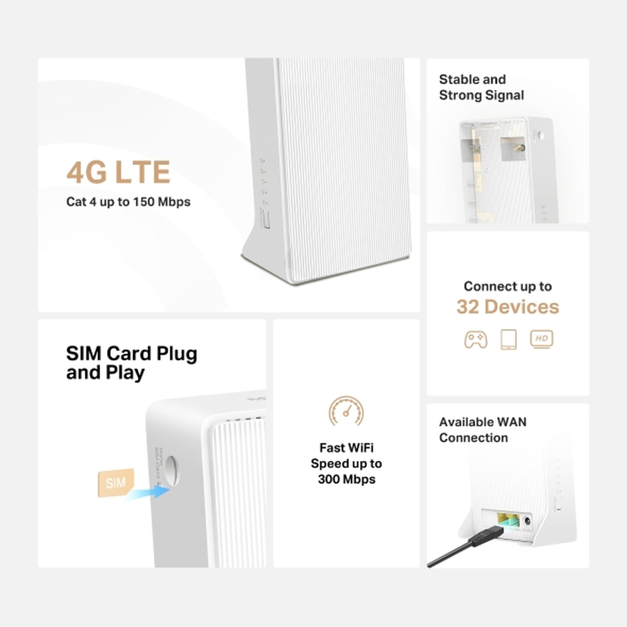 Router Inalámbrico Con Ranura Chip 4G Mercusys MB110 - 4GMercusysItems Digital Spa – Tecnología, Hogar y Fitness en un solo lugar