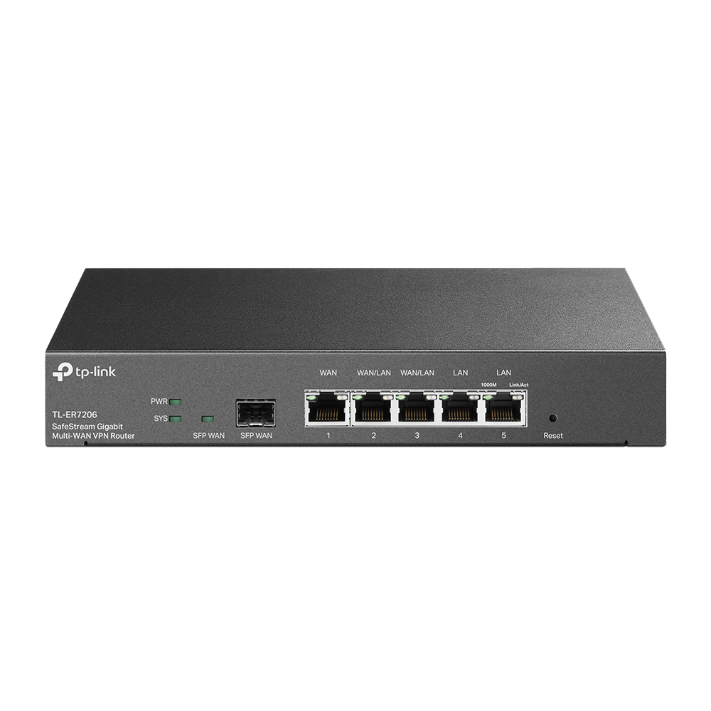 Router VPN Gigabit Omada ER7206 + 1 Puerto SFP + USB 3.0
