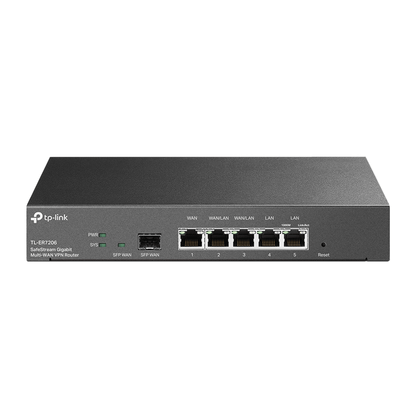 Router VPN Gigabit Omada ER7206 + 1 Puerto SFP + USB 3.0