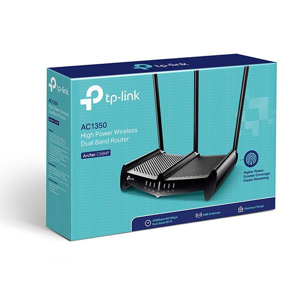 Router WiFi AC1350 Dual Band Alta Potencia Archer C58HP