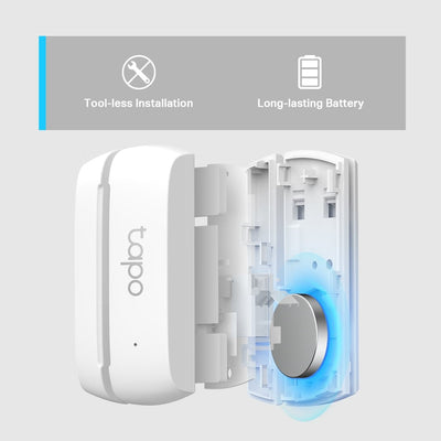 Sensor de Contacto Inteligente Tapo T110 Puertas y VentanasTP - LinkItems Digital Spa – Tecnología, Hogar y Fitness en un solo lugar
