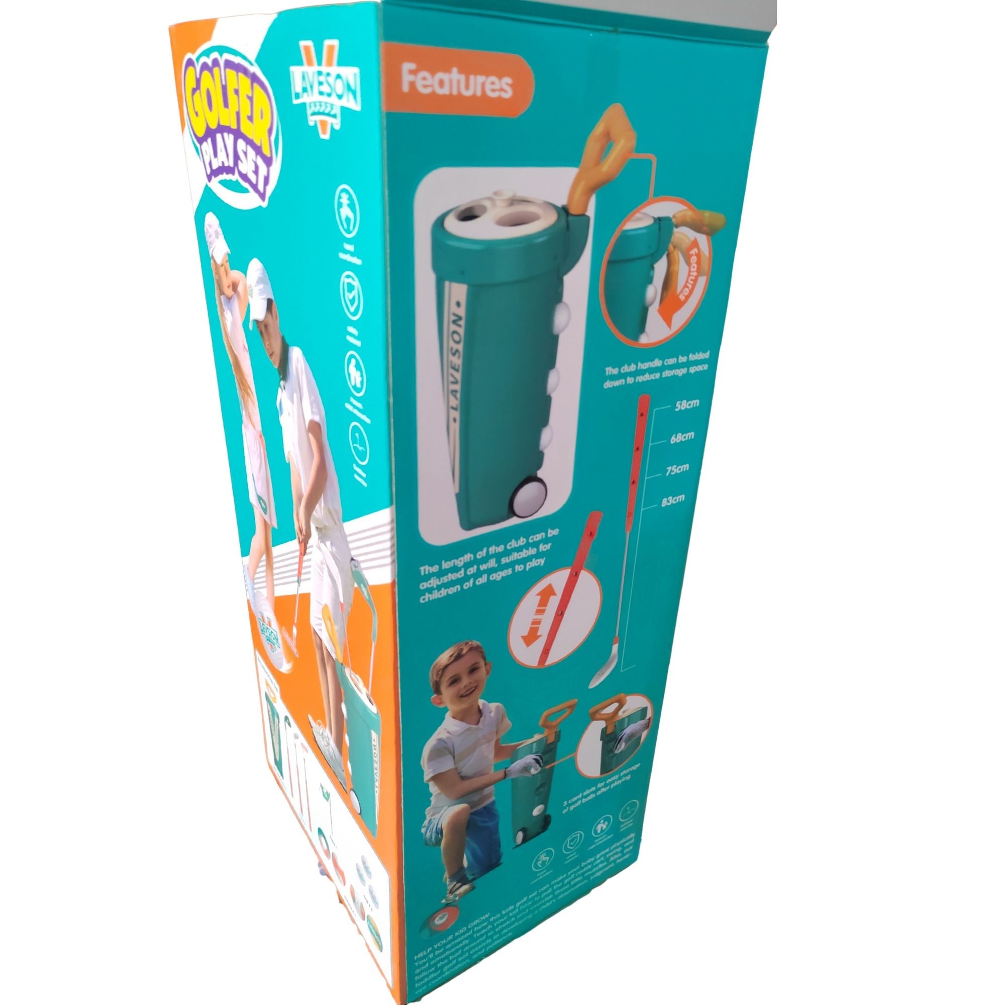 Set de Golf para Niños con Carrito y Palos Ajustables