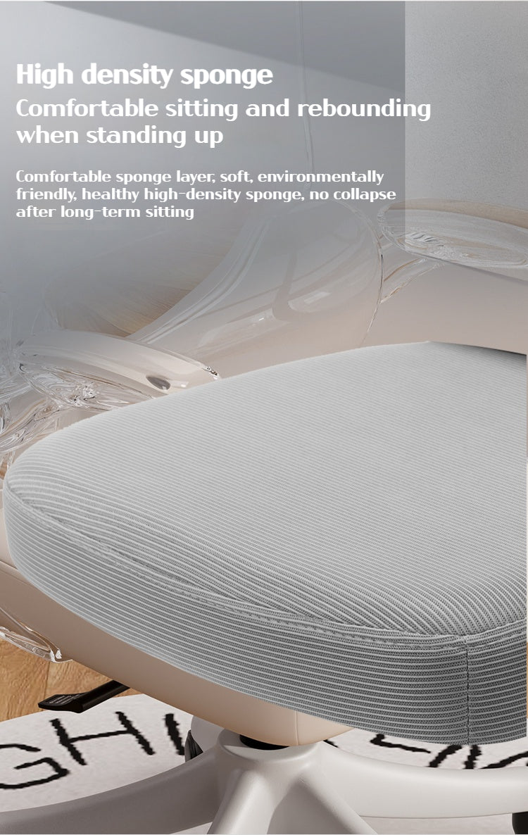 Silla Ergonómica de Oficina con Soporte Lumbar y Reclinación