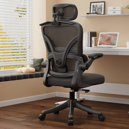 Silla Ergonómica de Oficina con Soporte Lumbar y Reclinación