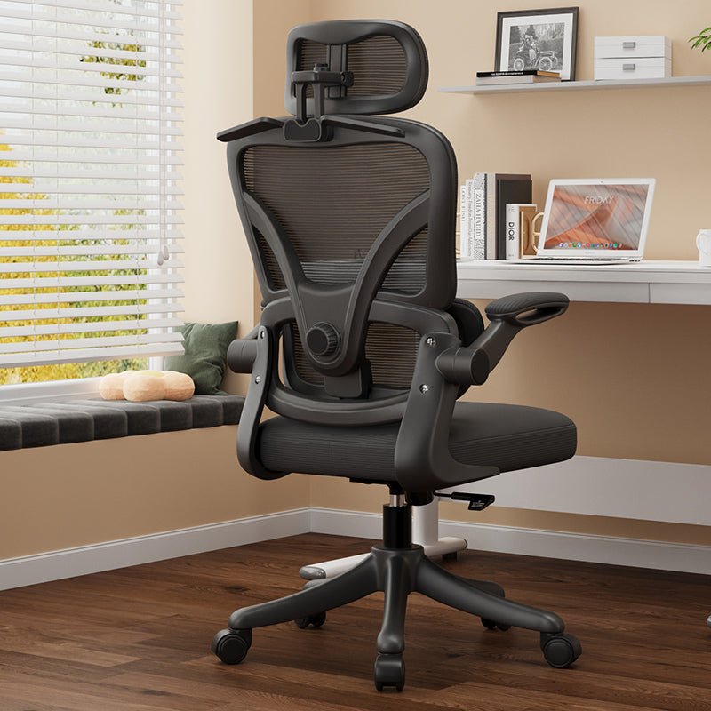 Silla Ergonómica de Oficina con Soporte Lumbar y Reclinación