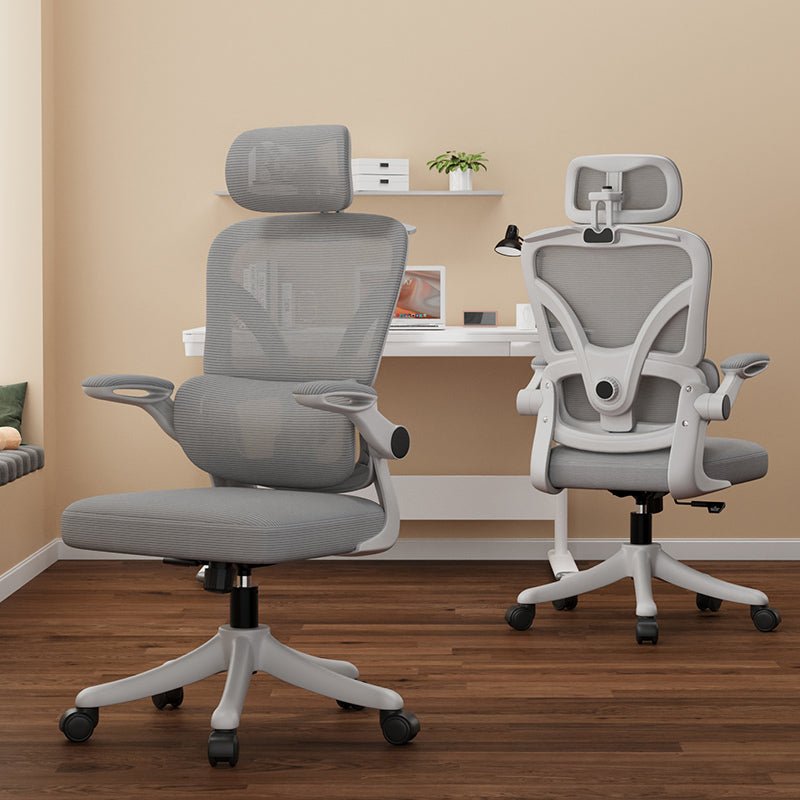 Silla Ergonómica de Oficina con Soporte Lumbar y Reclinación