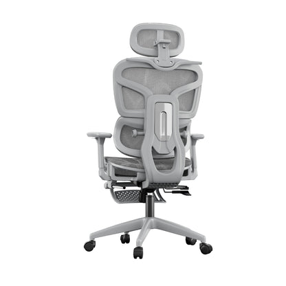 Silla Ergonómica Reclinable con Reposapiés y Soporte Lumbar