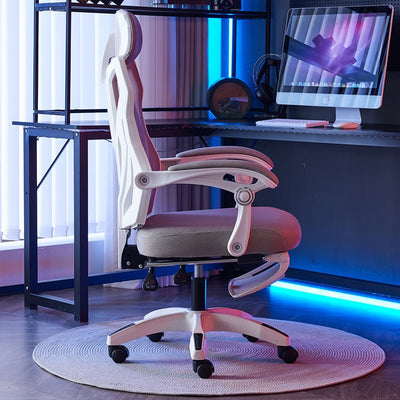 Silla Gamer Ergonómica Reclinable Reposapiés Soporte Lumbar