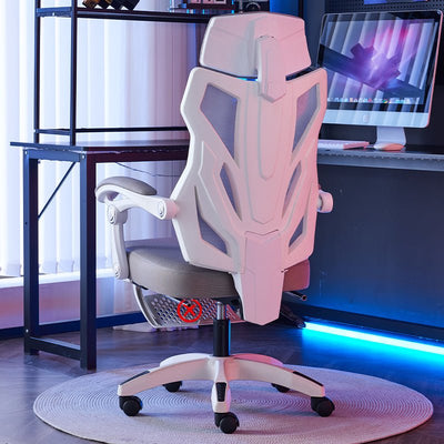 Silla Gamer Ergonómica Reclinable Reposapiés Soporte Lumbar