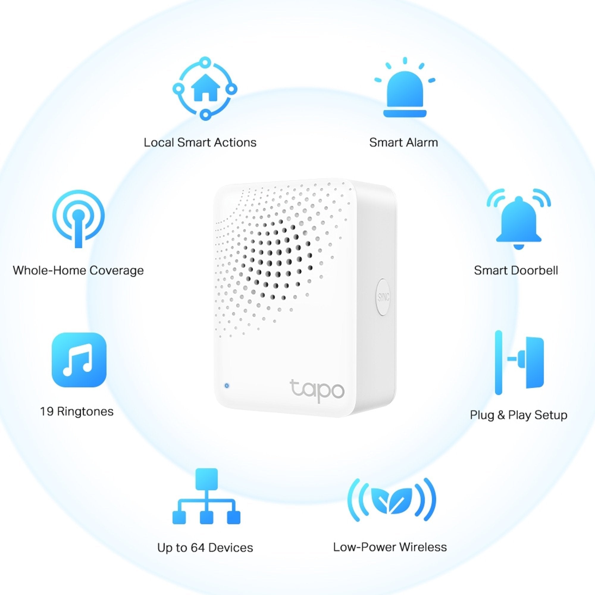 Smart Hub IoT con Alarma Tapo H100 TP - Link