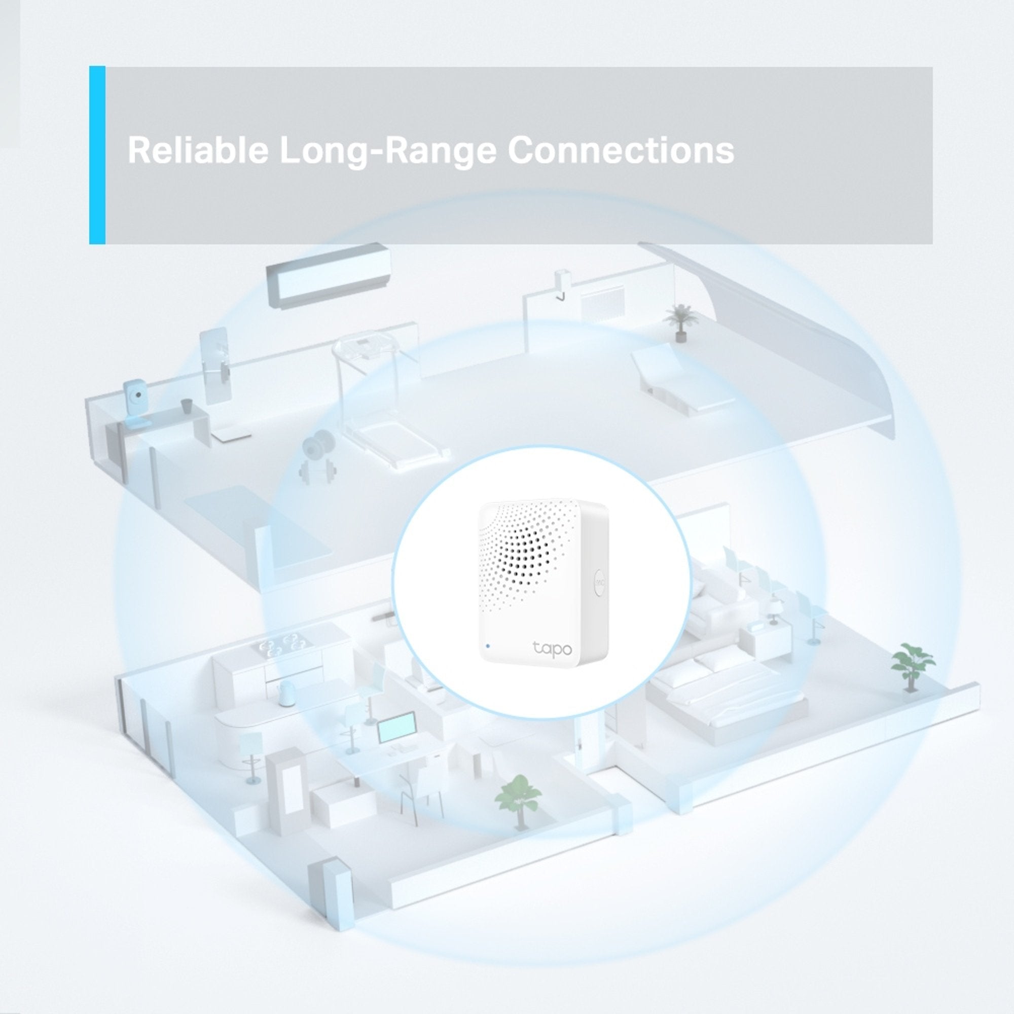Smart Hub IoT con Alarma Tapo H100 TP - Link