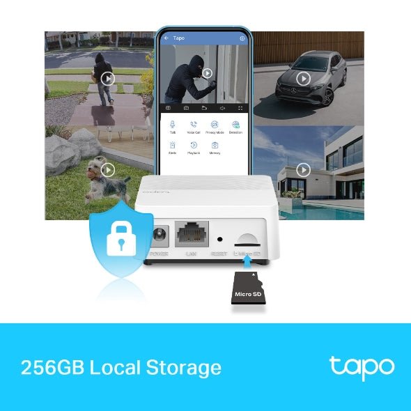 Smart Hub Tapo H200 con Alarma y Control de Dispositivos